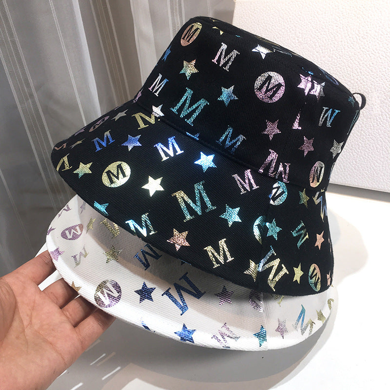 Letters sun hat sun protection sun hat street