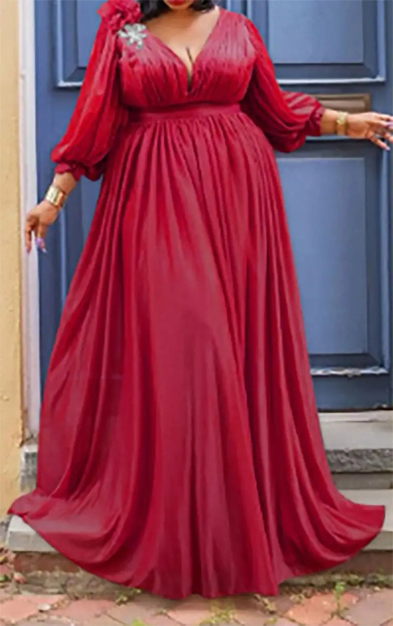 Commuter European And American Plus Size Women’s Dress