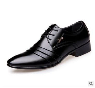 Leather Shoes Men Summer Breathable Men’s Shoes