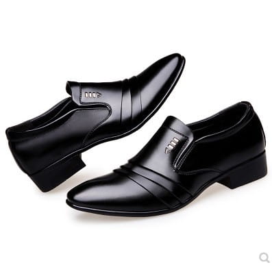 Leather Shoes Men Summer Breathable Men’s Shoes