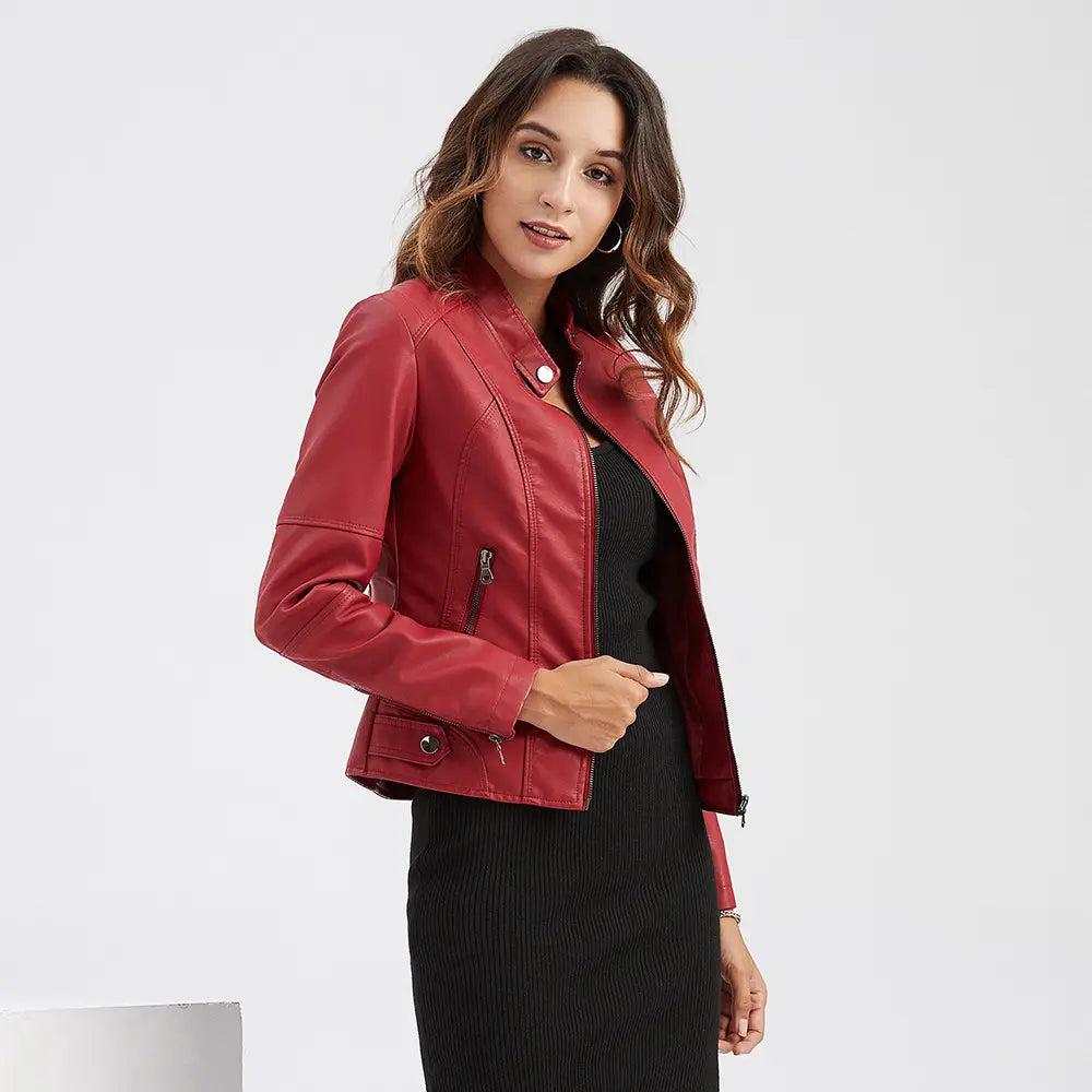 European And American Women’s Leather Jackets