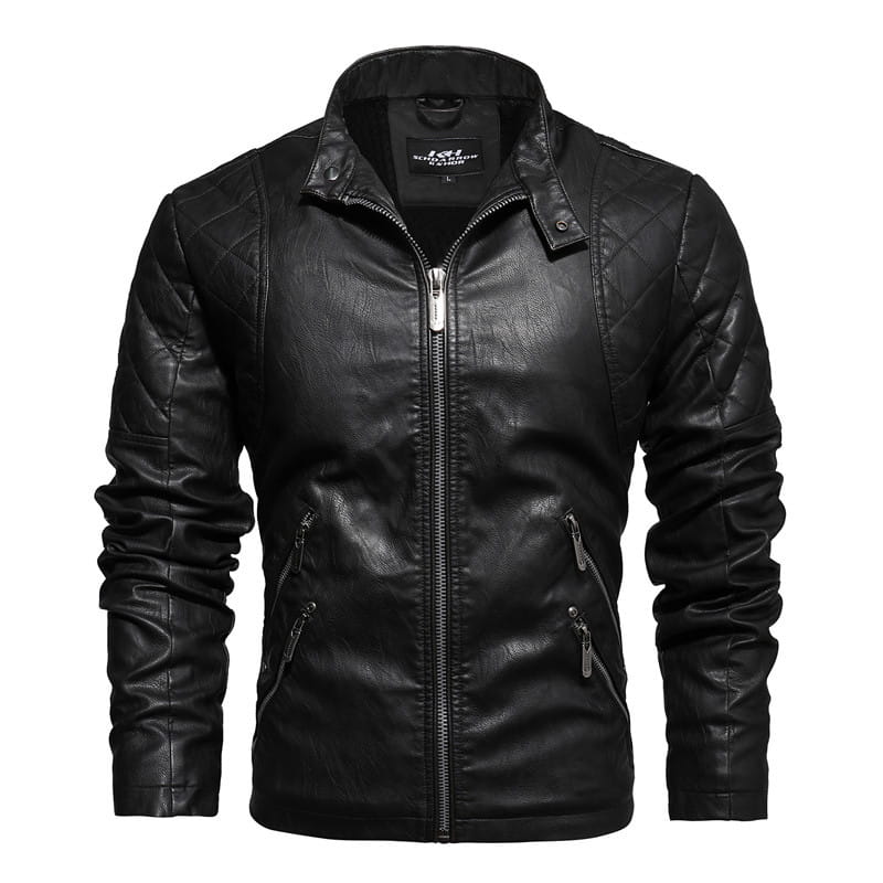 Men’s Fashion Trendy Men Autumn And Winter Leather Jackets
