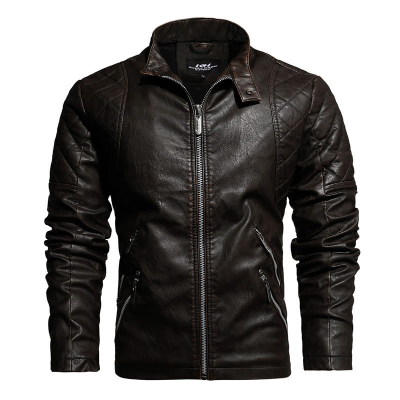 Men’s Fashion Trendy Men Autumn And Winter Leather Jackets