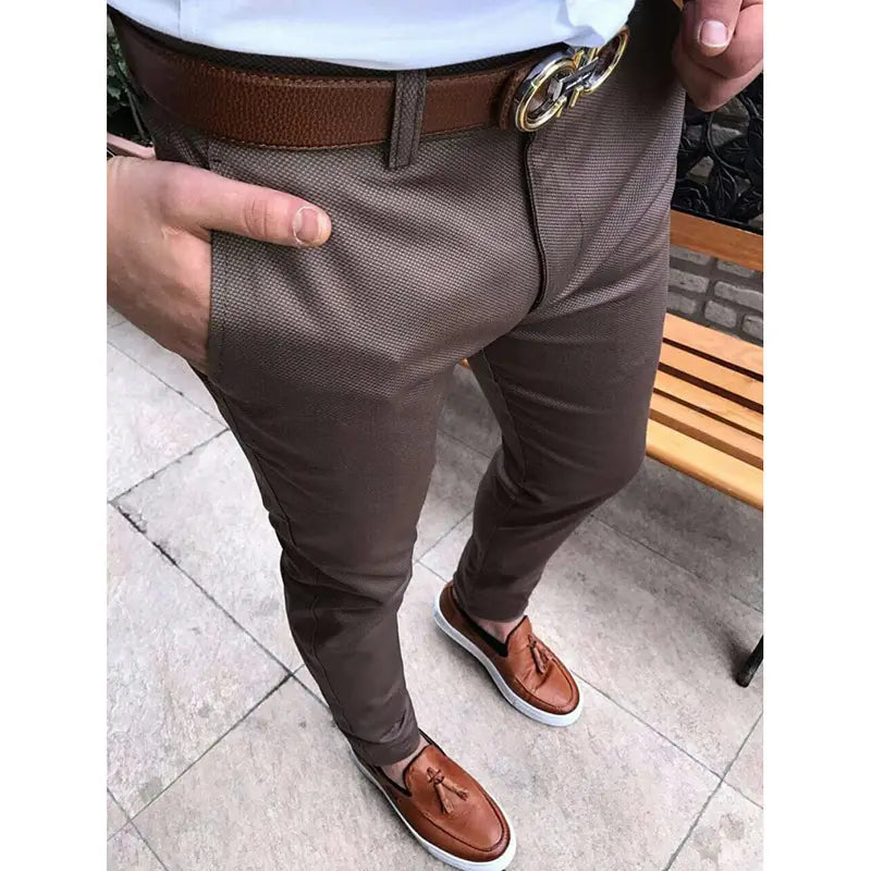 Fit Casual Trousers Men’s Suit Trousers