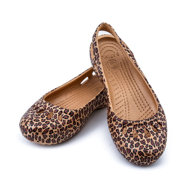 Ladies Pattern Flat Shoes