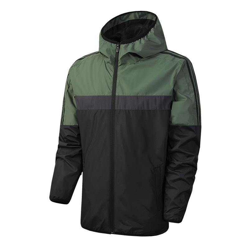 Men's Sun Protection Clothes Thin Hooded Jacket