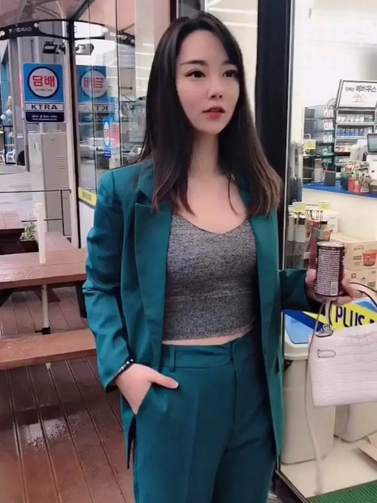 Ladies Professional Suits Women’s Formal Two-Piece Suits
