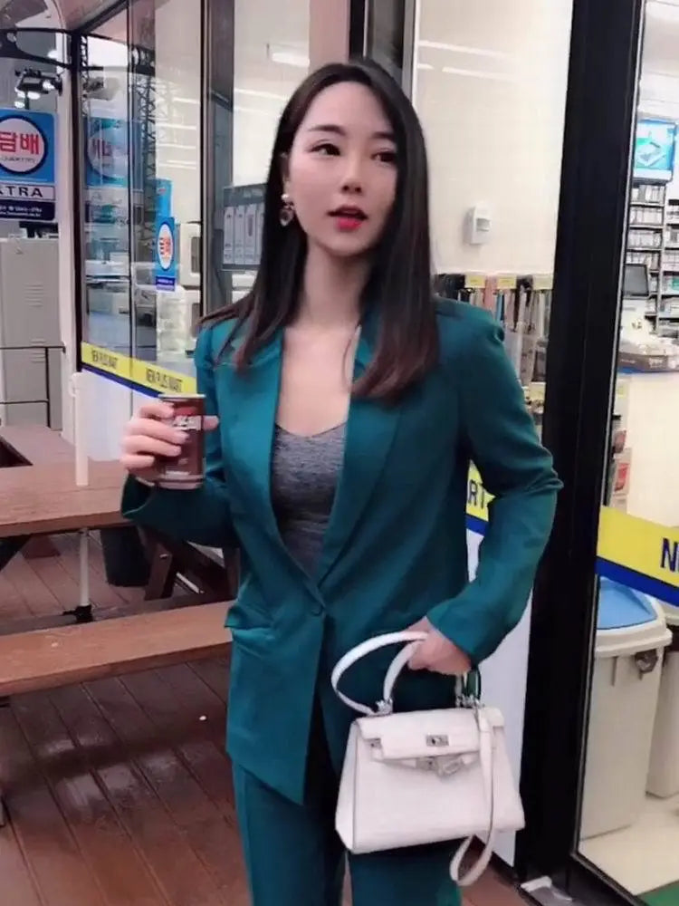 Ladies Professional Suits Women’s Formal Two-Piece Suits
