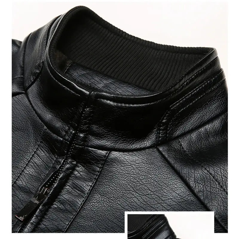 Middle-Aged And Elderly Men’s Leather Jackets
