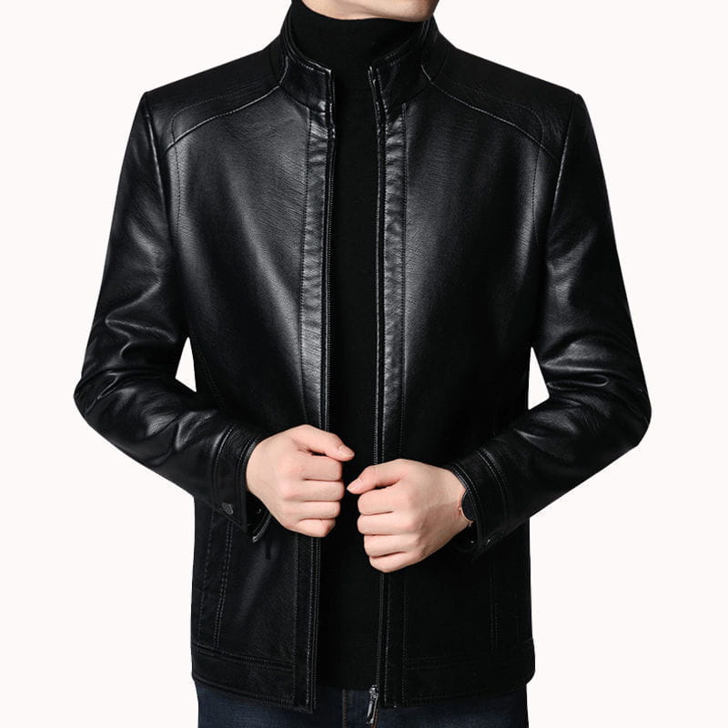 Middle-Aged And Elderly Men’s Leather Jackets
