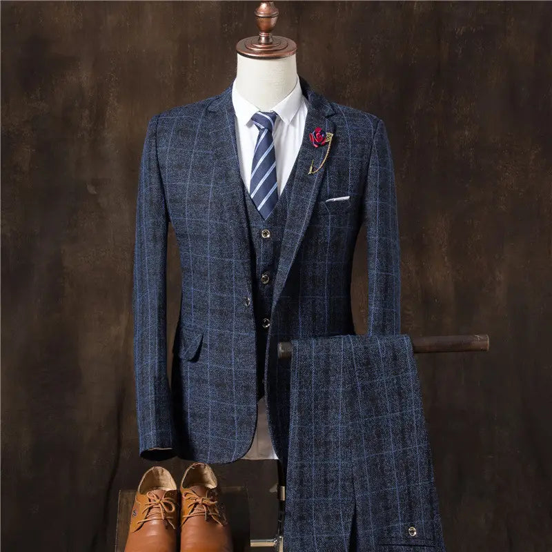 Men three Pieces Suit Set