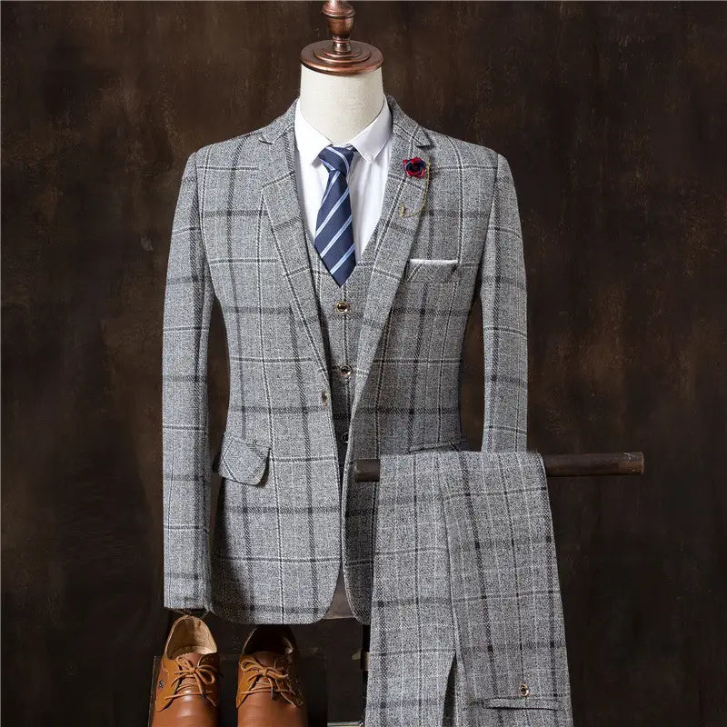 Men three Pieces Suit Set