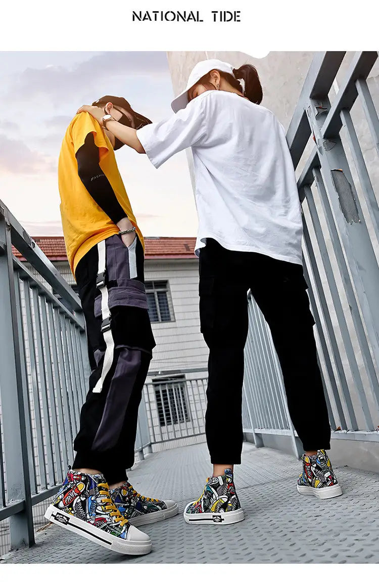 Children’s High-Top Canvas Shoes