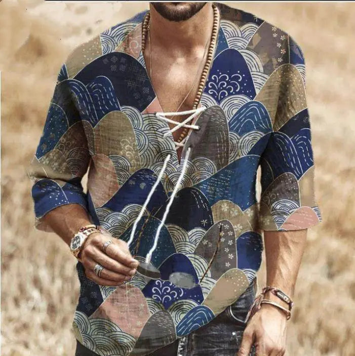Loose Hot style Men Shirt