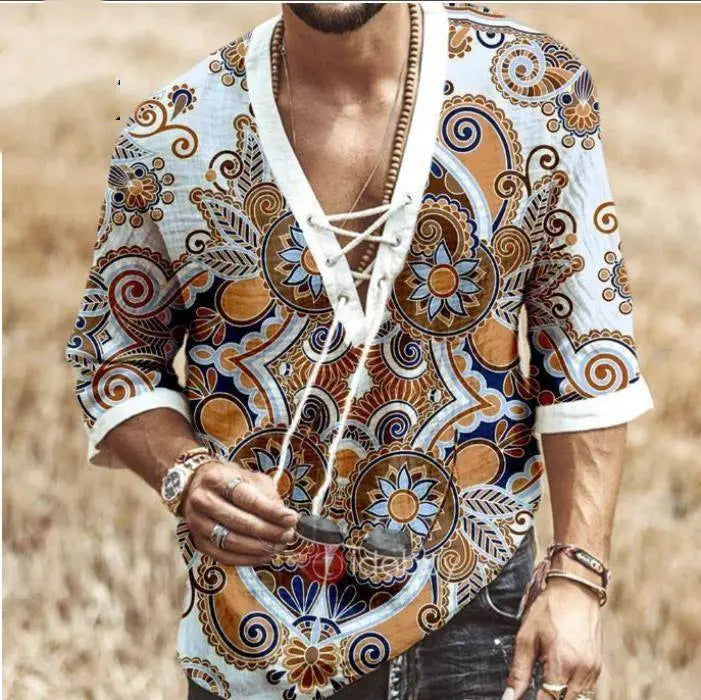 Loose Hot style Men Shirt