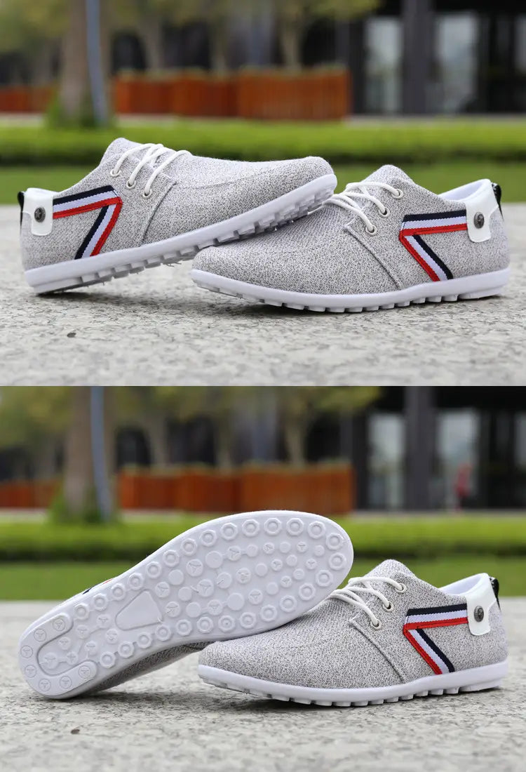 Men’S Soft-Soled Canvas Shoes Sports And Leisure Old Beijing Cloth Shoes Peas Shoes