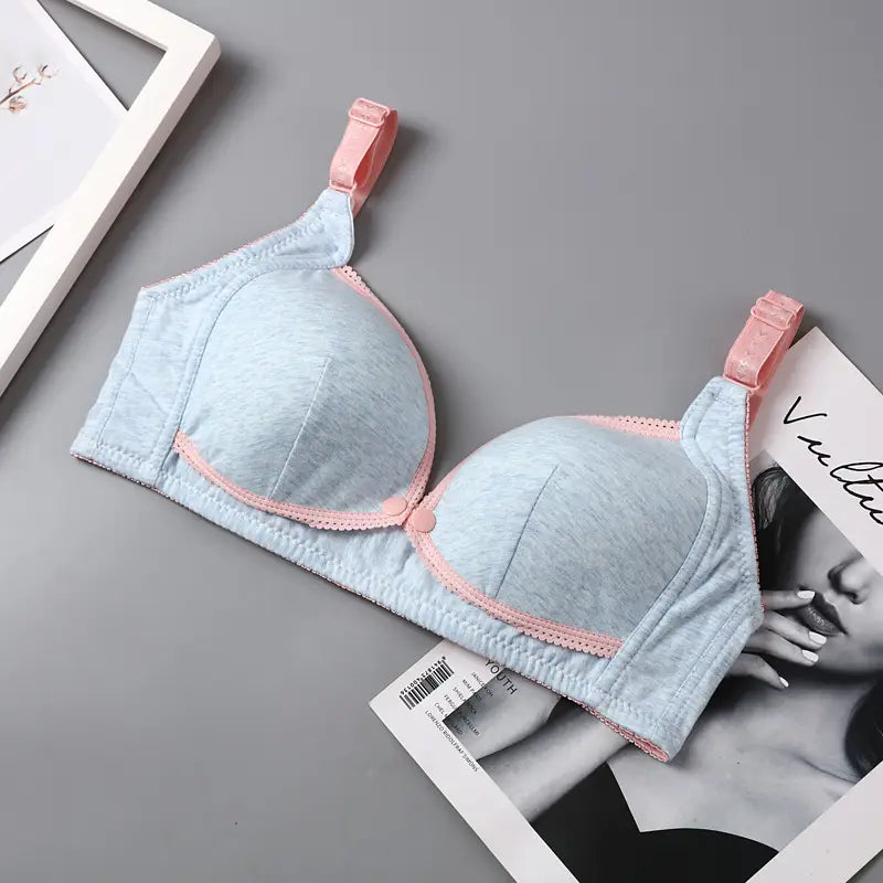 Breastfeeding Bras Maternity Open Nursing Bra for Feeding Nursing Underwear Clothes for Pregnant Lingerie Women