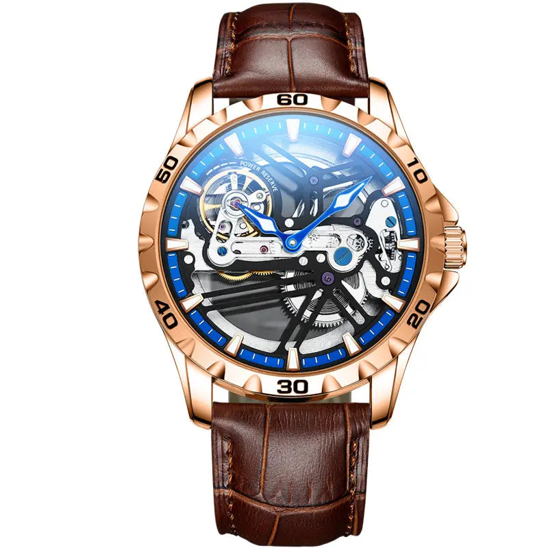 Ailang Watch Manufacturers Directly Supply Fully Automatic Mechanical Watches Vibrato Creative Hollow Men’s Watch