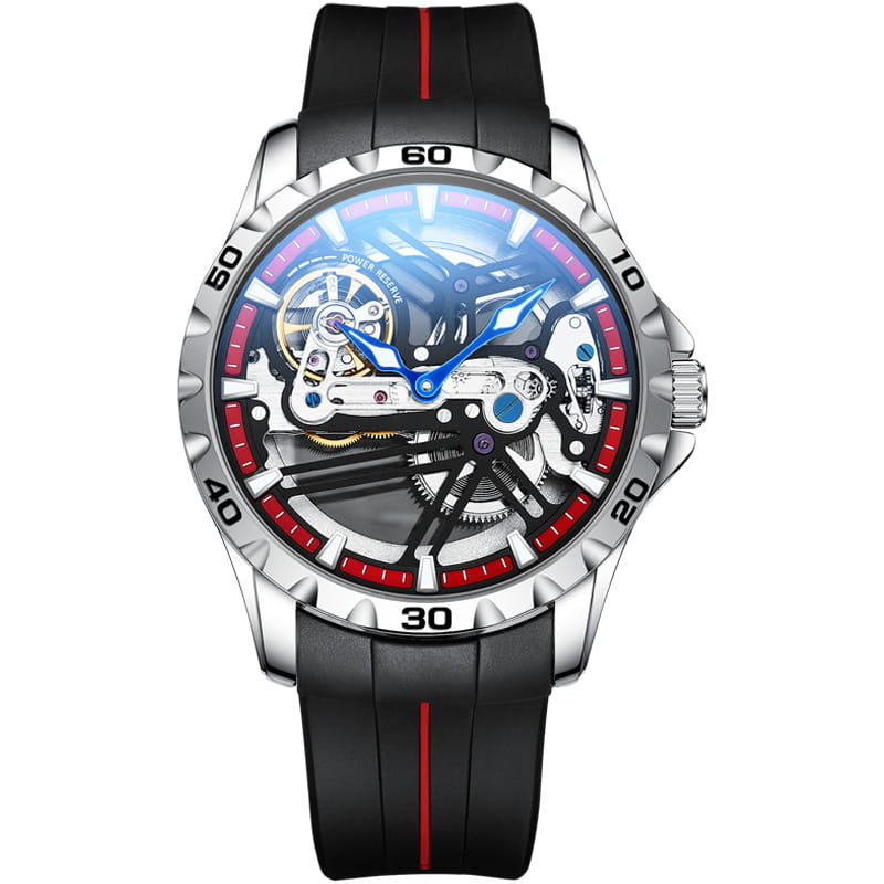 Ailang Watch Manufacturers Directly Supply Fully Automatic Mechanical Watches Vibrato Creative Hollow Men’s Watch