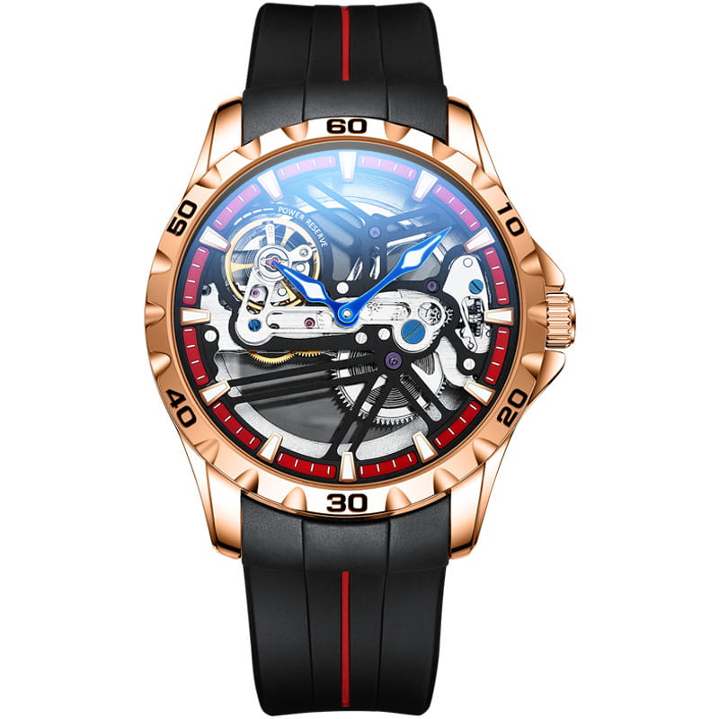 Ailang Watch Manufacturers Directly Supply Fully Automatic Mechanical Watches Vibrato Creative Hollow Men’s Watch