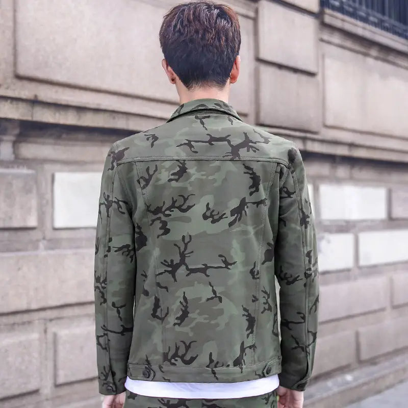 Camouflage Jacket Men’s Handsome Overalls Men’s Jackets