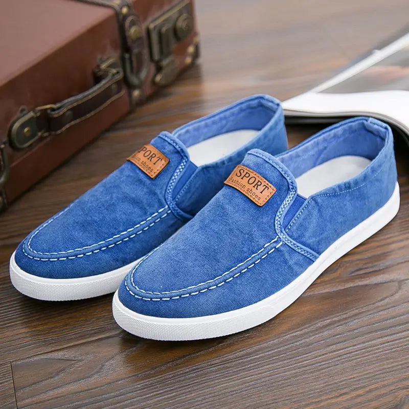 Spring Sports Casual Shoes Men’s Shoes One Pedal Canvas Shoes