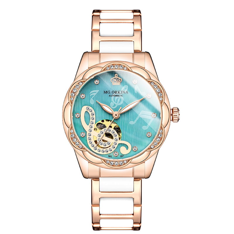 New Designer Mechanical Watches Women Luxury Top Brand Ceramic