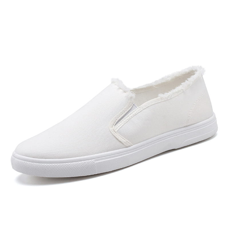 Trendy Canvas Shoes A Pedal Lazy Shoes