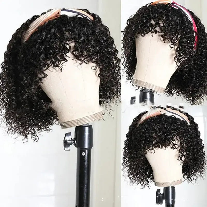 New Style Hair Band Headscarf Wig Headgear Foreign Trade Headscarf Wig Cover African Ladies Small Volume Explosive Head