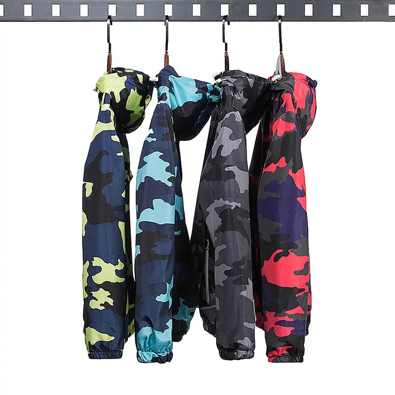 Covrlge Men Jacket Fashion Spring Men Brand Camouflage Jackets Casual Mens Coat Men’s Hooded Luminous Zipper Coats