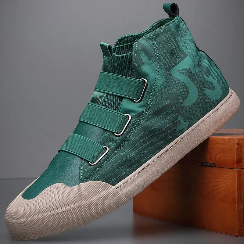Men’s High-top Camouflage Canvas Shoes Youth Fashion Casual Shoes