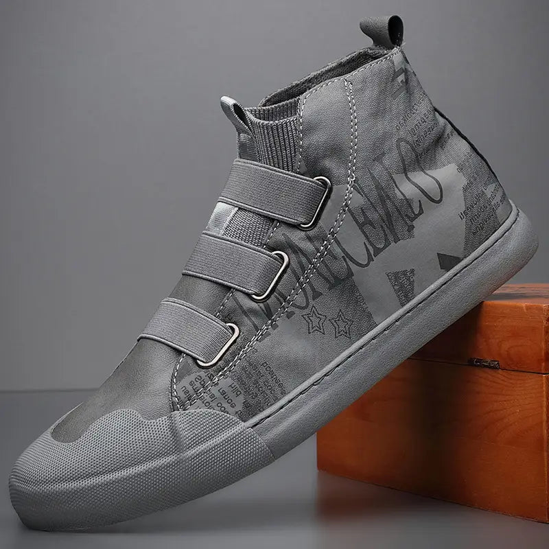 Men’s High-top Camouflage Canvas Shoes Youth Fashion Casual Shoes