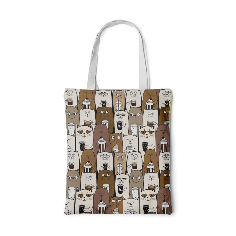 Fashion Women Foldable Canvas Handbag Cute Cartoon Animal Tote Casual Large Capacity Shopping Shoulder Bags Girls Pink