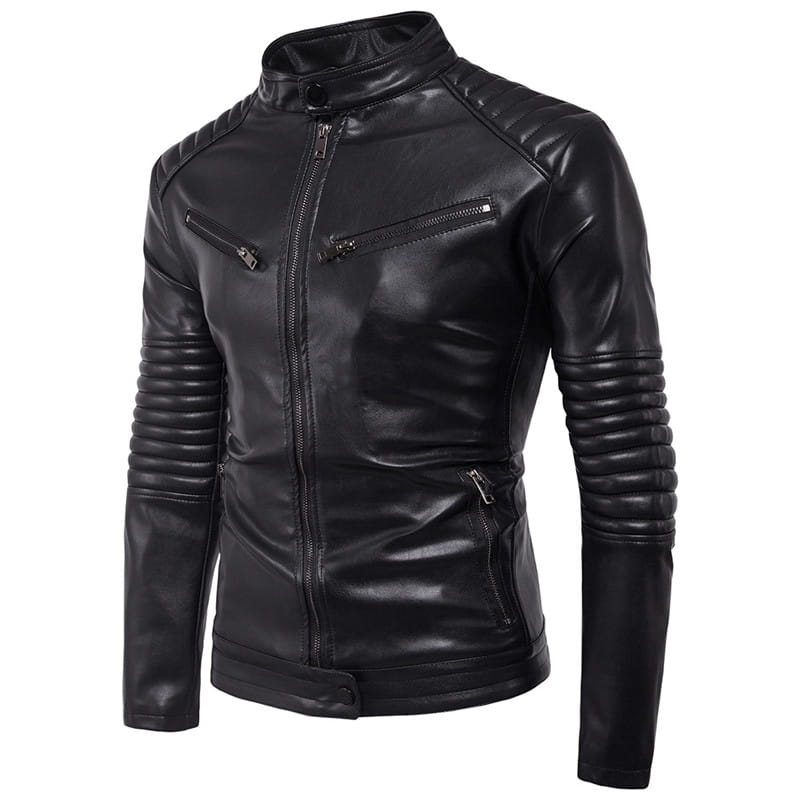 Men’s Motorcycle Zipper Jacket