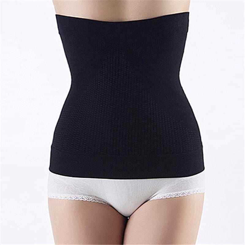 Black waist-slimming garment from Women’s Belts Super Comfortable Belts collection.