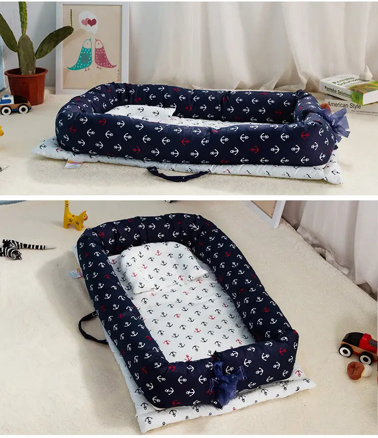 New Type Portable Baby Bed Fashion All Cotton Baby Bed Bed Bionic Bed