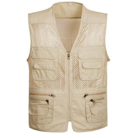 Summer Mesh Work Clothes Vest Men'S Vest