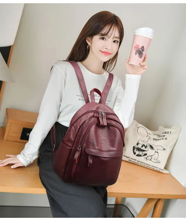 Versatile Soft Leather Bag