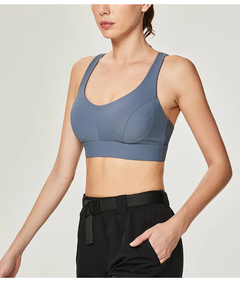 Cross Sports Underwear For American Back Women’S Shock Proof Running Close To Shape Fitness Vest Type Large Chest Shock