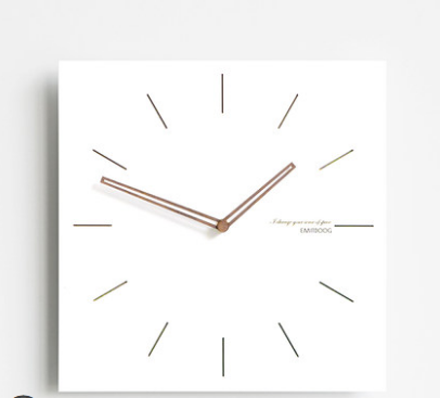 Square Meter Box Wall Clock Living Room Clocks Modern Atmosphere Fashion Personality Household Decorative Wall Watches
