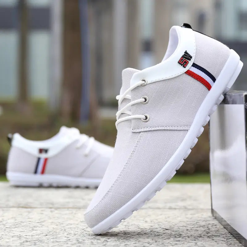 Cloth Shoes Men’S Summer Breathable Deodorant Peas Shoes Canvas Shoes Men’S Lazy Shoes