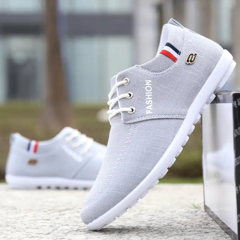 Cloth Shoes Men’S Summer Breathable Deodorant Peas Shoes Canvas Shoes Men’S Lazy Shoes
