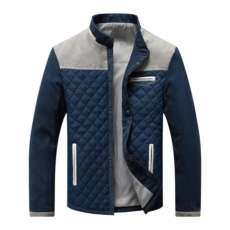 Spring Autumn New Men’s Casual Jackets Solid Men Patchwork Slim Fit Coats Male Tracksuit Mens Sportswear Men
