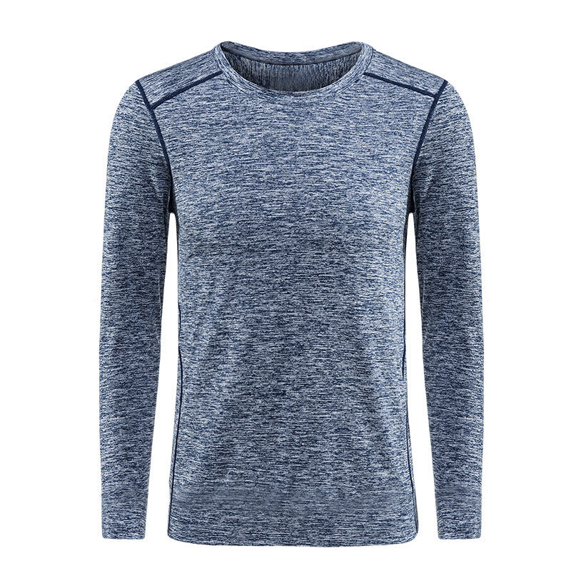 Men's Quick Drying T Shirt Outdoor Sports Running Plus Cashmere Quick Drying Clothes