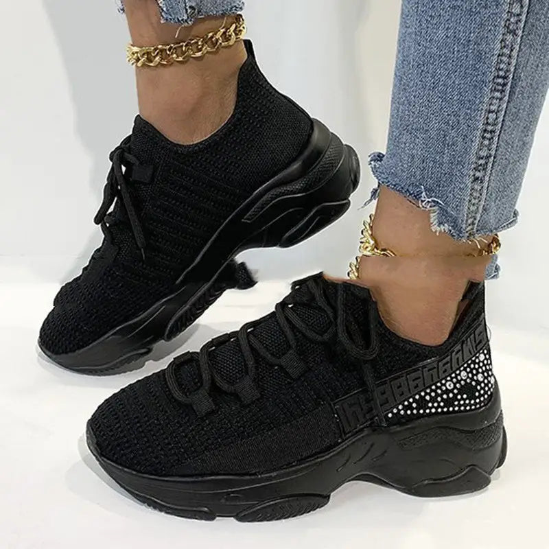 Flying Woven Shoes Women’S Women’S Shoes Casual Mesh Breathable Sports Running Shoes
