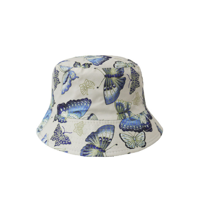 Lattice Element Sun Hat Female Japanese