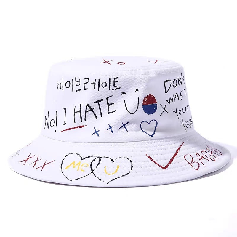 Lattice Element Sun Hat Female Japanese