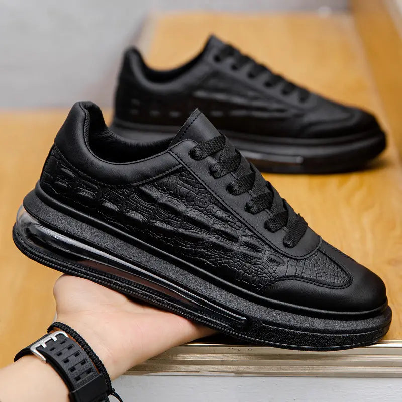 Trendy Leather Men’s Shoes Fashion Casual Sneakers