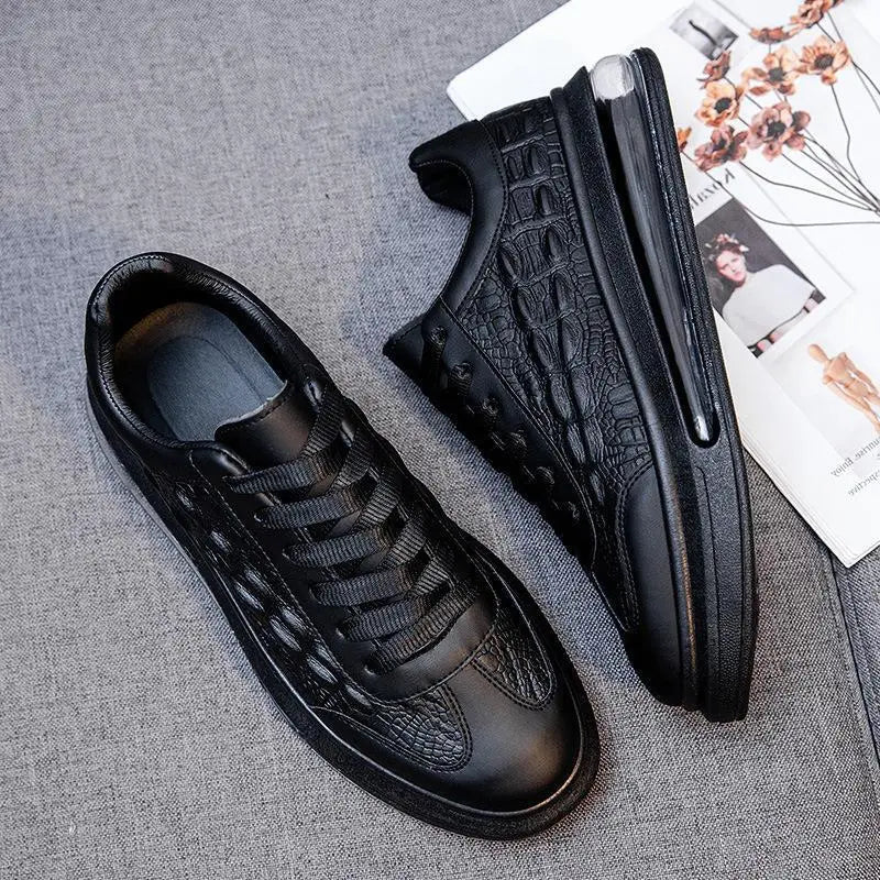 Trendy Leather Men’s Shoes Fashion Casual Sneakers