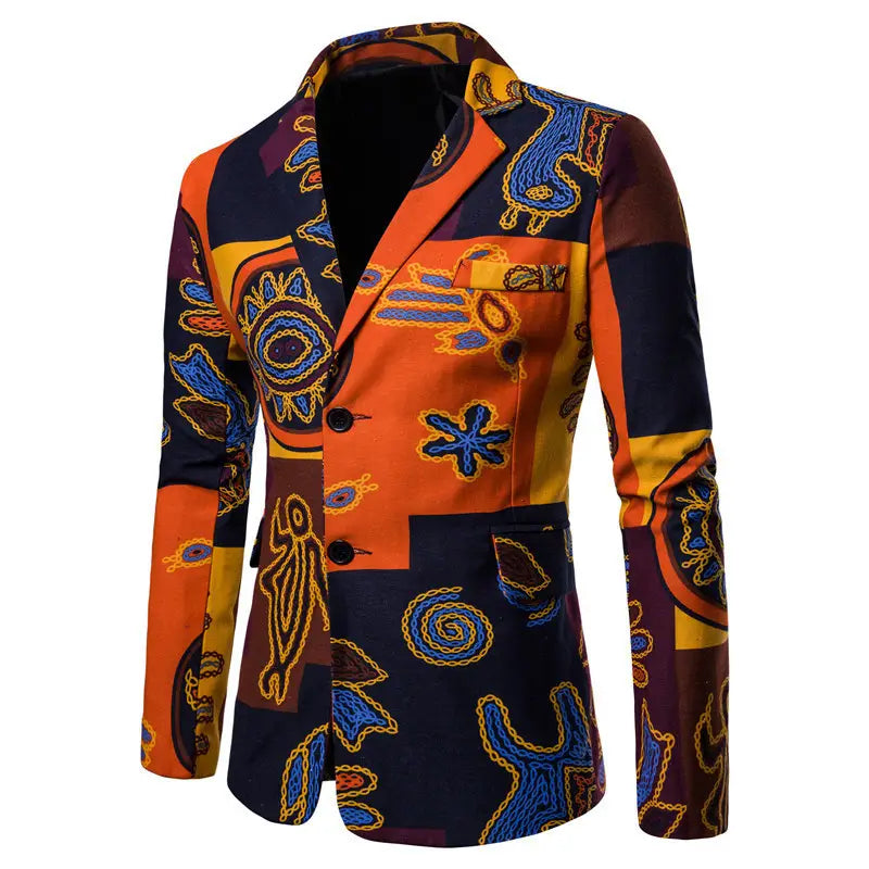 An African Man’’s Plus Size Suit Jacket